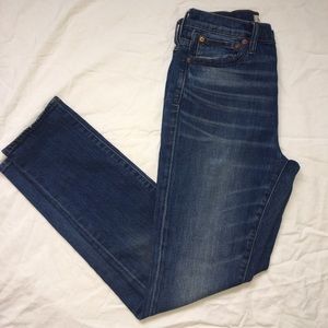 Madewell the high rise slim boy jean size 25